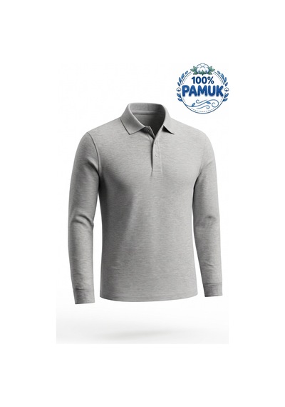 Gigi Luxe %100 Pamuk Unisex Çocuk Polo Yaka Uzun Kollu Okul Tişörtü Forması 5-15 Yaş İlkokul Ortaokul Gri Gri Gigi Luxe %100 Pamuk Unisex Çocuk Polo Yaka Uzun Kollu Okul Tişörtü Forması 5-15 Yaş İlkokul Ortaokul Gri Gri