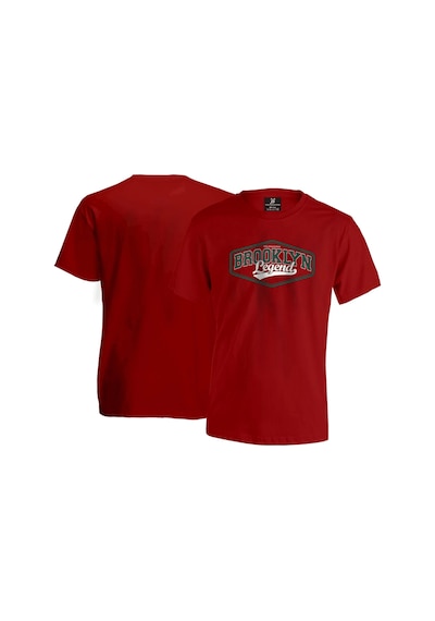 Brooklyn Vintage Unisex T-shirt - Kırmızı
