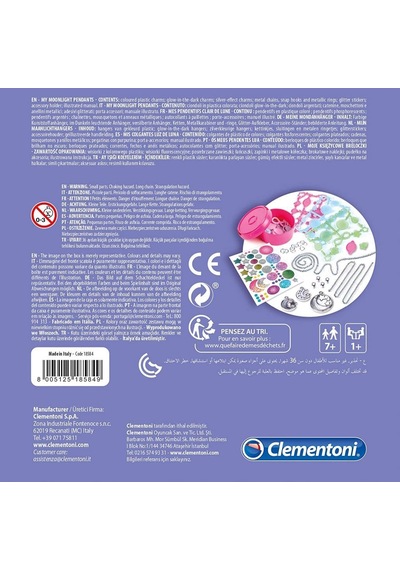 Clementoni Crazy Chic Ayışığı Kolyeler 18584