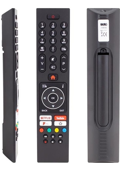 Vestel 49ud8200 - 55ud8450 Netflix-youtube-play Tuşlu Lcd-led Tv Kumanda Rc43137-30101403