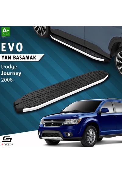 S-dizayn Dodge Journey Evo Aluminyum Yan Basamak 183 Cm 2008 Üzeri