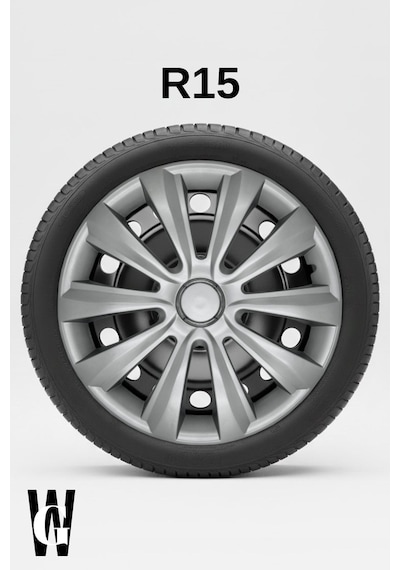 Toyota Prius 15 İnç Jant Kapağı 4 Adet Gri G118
