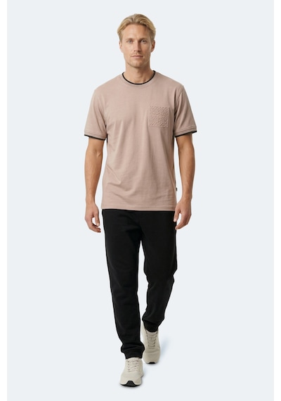 Slazenger Zavıer Erkek Pamuklu Kahve Tişört