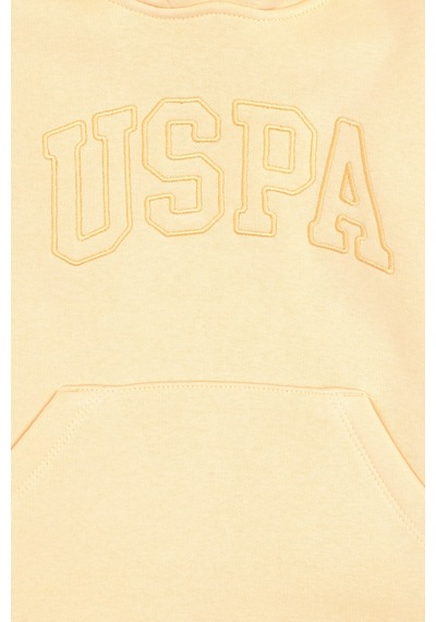 U.S. Polo Assn. Kız Çocuk Kavun Kapüşonlu Şardonlu Basic Sweatshirt 50314311-VR053