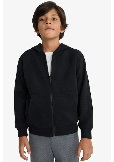 Defacto Erkek Çocuk Kapüşonlu Fermuarlı Sweatshirt T7468a625aubk81 Siyah Defacto Erkek Çocuk Kapüşonlu Fermuarlı Sweatshirt T7468a625aubk81 Siyah