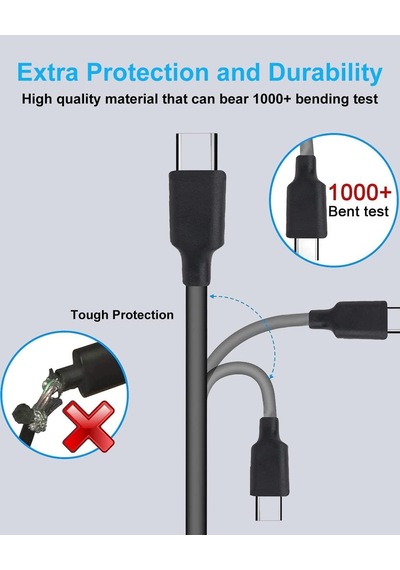 65w Usb C Dizüstü Bilgisayar Güç Kaynağı Lenovo Hp Dell Samsung Asus Huawei Matebook Şarj Kablosu Type C Adaptörü