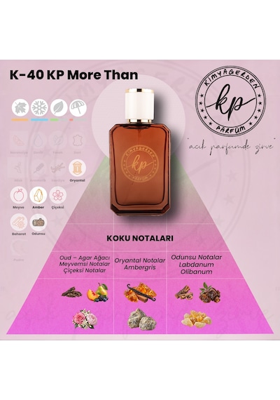 KP K-40 Kadın Parfüm EDP 50 ML