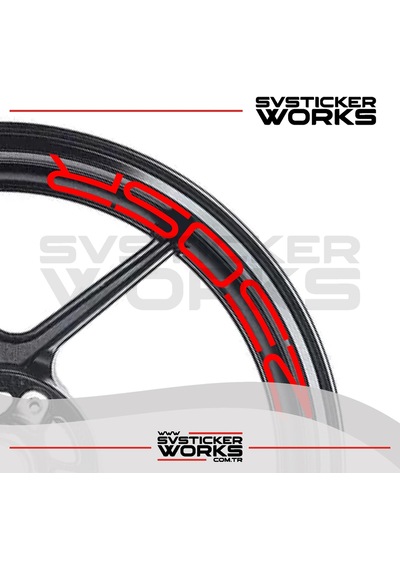 Cfmoto 250sr Sticker Jant İçi Yazı 8li Sticker Set