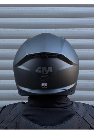 Gıvı 50.7 Mat Siyah Kask + Şeffaf Vizör Çok Renkli