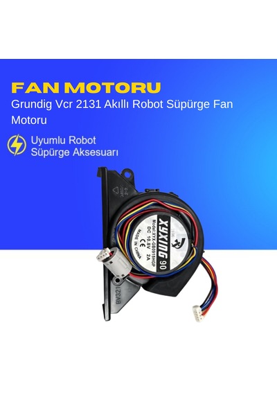 Grundig Vcr 2131 Akıllı Robot Süpürge Fan Motoru Aksesuarları Yedek Parça