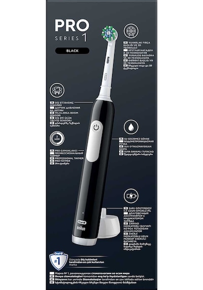 Oral-B Pro Series 1 3D Cleaning Şarjlı Diş Fırçası Siyah