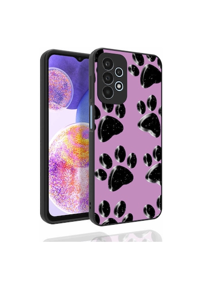 Zore Galaxy Uyumlu A23 Kılıf Desenli Kamera Korumalı Parlak Nora Kapak - No3 No3