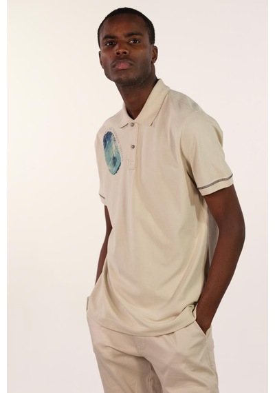AR-MA Arma Erkek Polo Yaka Tişört Y22374300401 Bej