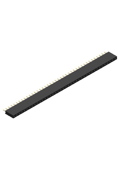 Dişi Header 1x40 Pin Tek Sıra 2.54mm 180 Derece - 4 Adet