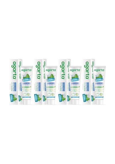 Agarta Doğal Diş Macunu 100ml Naneli 4 Lü Set Beyazlık