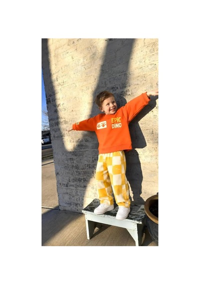 Poala Kids Turuncu Dino Takım