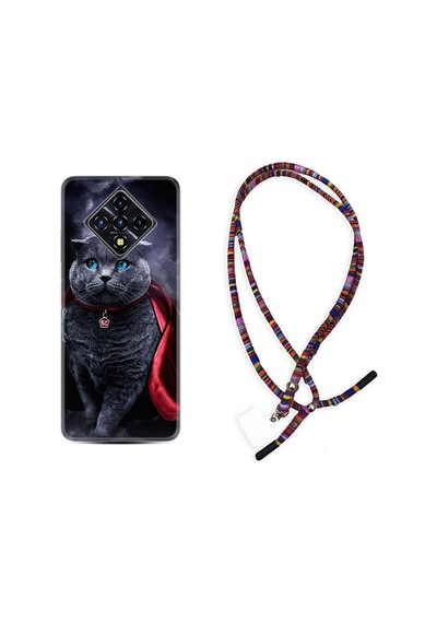 Infinix Zero 8 Kılıf Rasta Boyun Askılı Super Cat 1666