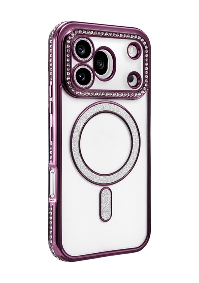 Newface Huawei Honor 600 Pro Joke Simli Magneticsafe Kılıf Derin Mor