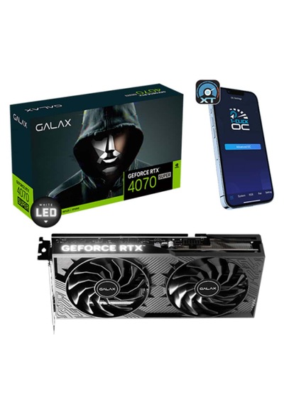 Galax GeForce RTX 4070 Super 1-Click OC 2X V2 47SOM7MDABCD 12 GB GDDR6X 192 Bit Ekran Kartı