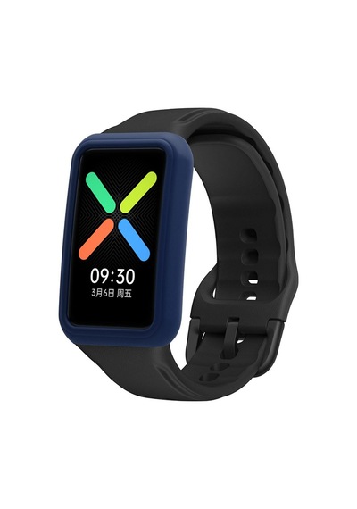Microcase Oppo Watch Free Önü Açık Tasarım Silikon Kılıf - Lacive