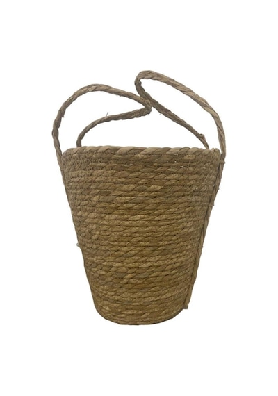 T. Concept Dekoratif Rattan Hasır Sepeti, Çok Amaçlı Düzenleme, Saklama, Sepeti 42 X 27