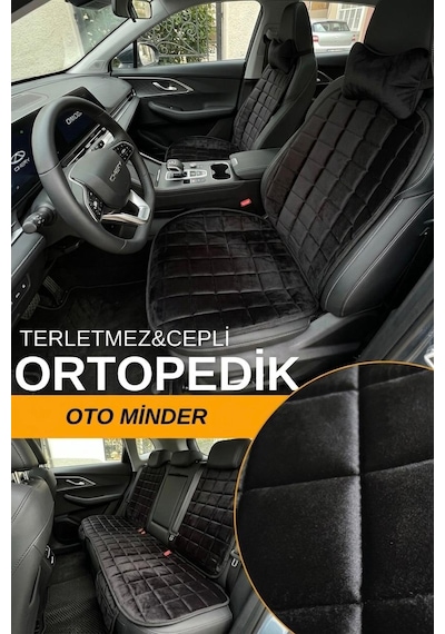 Chery Omoda 5 Siyah Premium Terletmez Oto Minder 1 Set