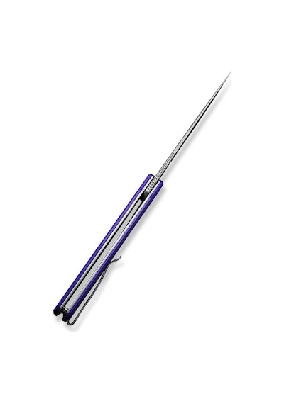 Sencut Scitus Flipper Knife Purple G10 Handle Kamp Çakı Mor