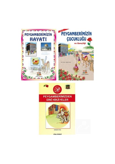 Çocuklar İçin Peygamberimizin Hayatı Ve Hikayeleri 3 Kitap /...