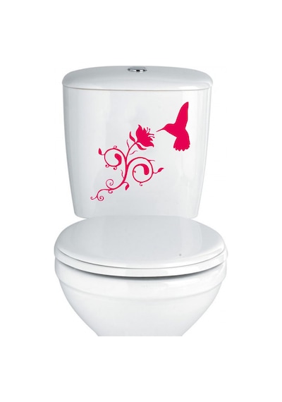 Arı Kuşu Klozet - Banyo Sticker