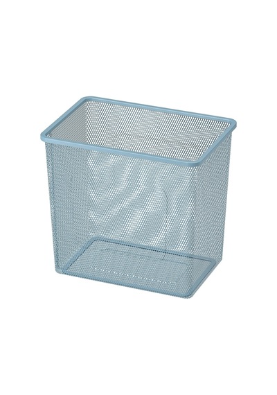 Ikea Gri Şık Saklama Kutusu 42x30x23 Cm Oyuncak Düzenleyici Çocuk Odası Gri-mavi