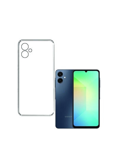 Logis Samsung Galaxy Uyumlu A06 Kılıf Süper Silikon Şeffaf Şeffaf