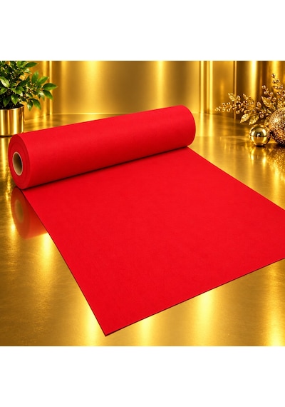 Vıp 15 Metre Kırmızı Tela Kumaş Kırmızı Elyaf Kumaş Noel Yılbaşı Süsleme Kumaşı 70 Cm Genişliğinde