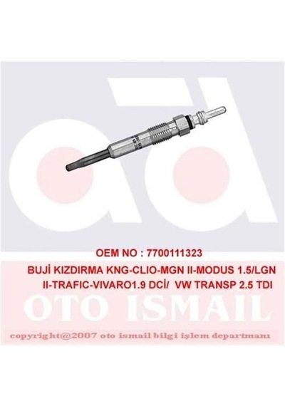 BOSCH 250202022 ISITMA KIZDIRMA BUJISI CLIO KANGOO MEGANE TRAFIC