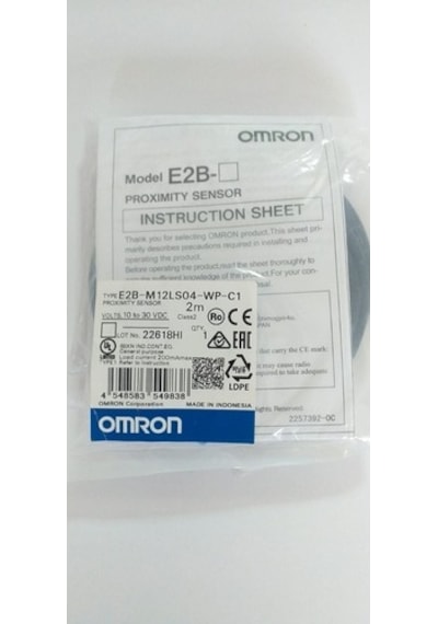 Omron Endüktif Sensör E2B-M12Ls04-Wp-C1 2M
