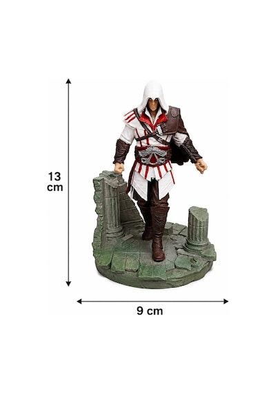 Assassin's Creed Ezio Figür 13 Cm El Boyaması Dekoratif Figür Masaüstü Kitaplık Vitrin Dekoru