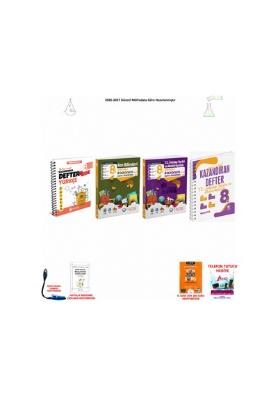 Çanta 8. Sınıf Lgs Tüm Dersler 143 4 Kitap Seti