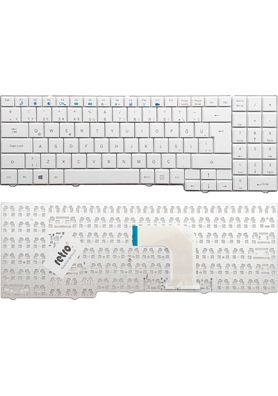Casper Cme İle Uyumlu Notebook Klavyesi - Beyaz - Tr