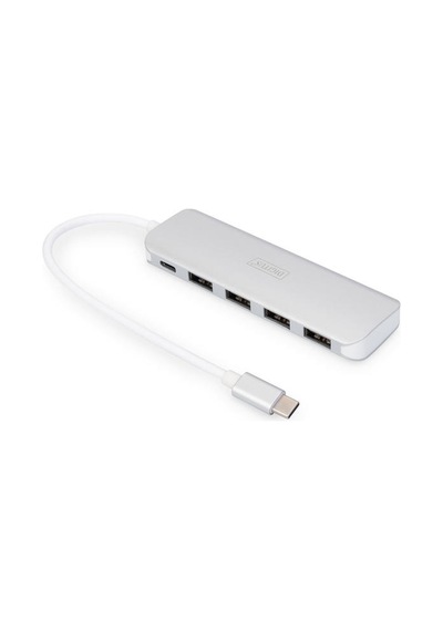 Digitus Da-70242 Type-C - 4 Port Usb 3.0 Çoklayıcı Hub (Mac,Pc)