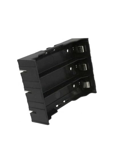 18650 Lityum-iyon Piller İçin Üçlü Pil Yuvası - Pcb Tip