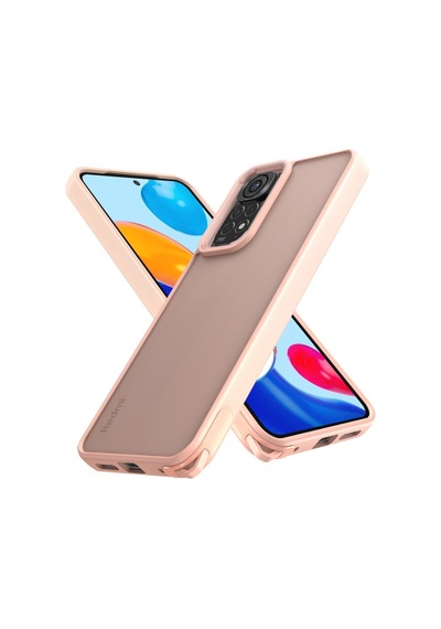 Redmi Note 11 Kılıf Elegant Kapak - Pudra Bz8683140673918