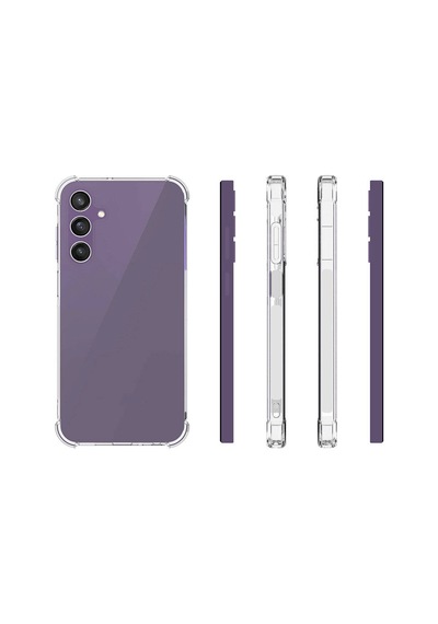 Galaxy Uyumlu A25 Kılıf Darbe Önleyici Anti Shock Özellikli Kamera Korumalı Silikon Pazarplus Şeffaf