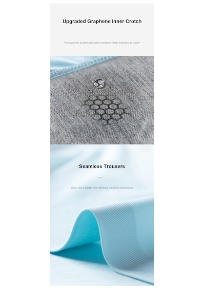 Ece's Design Dikişsiz Buz Ipek Boxer 3 Parça M1010 Açık Mavi-açık Yeşil-açık Gri