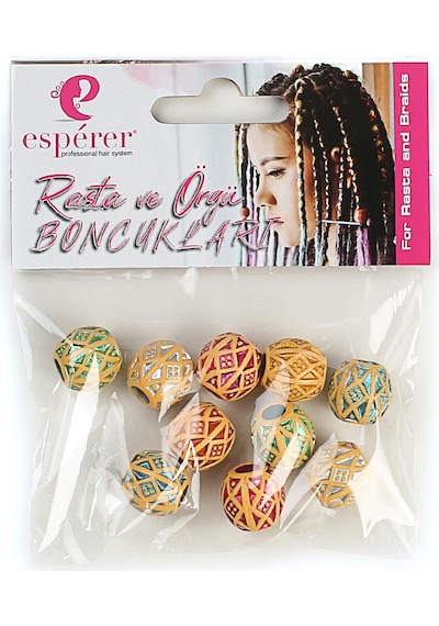 Rasta Ve Örgü Boncuğu - Ob10 Çok Renkli