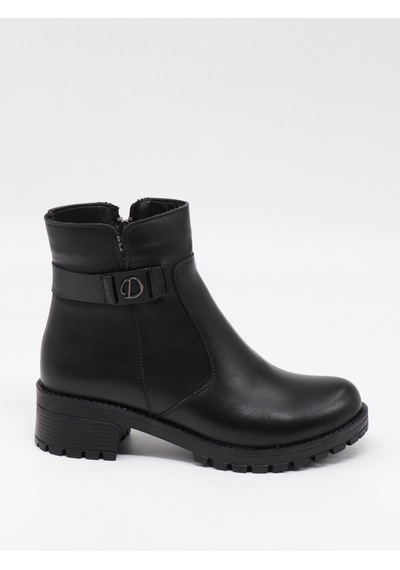 Nesilshoes Nesil Shoes Marr 822 Hakiki Deri İçi Kürklü Kadın Bot Siyah