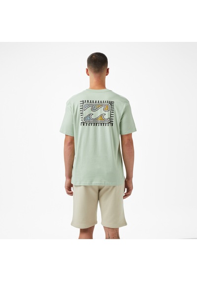 Billabong Twin Peaks Regular Erkek Yeşil T-shirt 24a351528 Krem