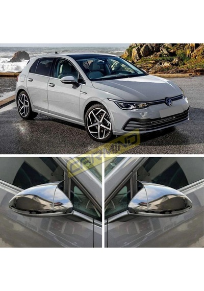 Vw Golf 8 Batman Yarasa Ayna Kapağı Piano Black 2021-