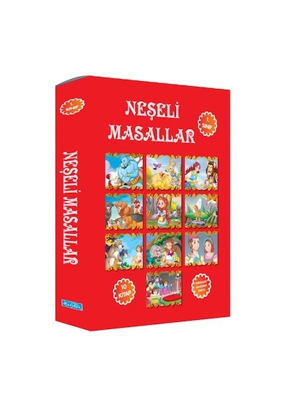 Parıltı 1. Sınıf Neşeli Masallar 10 Kitap Set