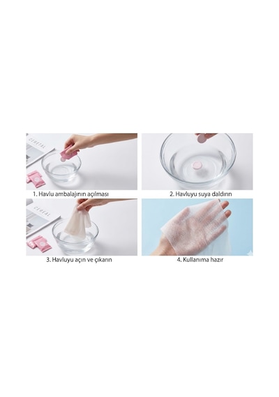 Mucit Home 20 Adet Sıkılaştırılmış Kapsül Islak Mendil Havlu Taşınabilir Seyahat Mendili 20'li Set