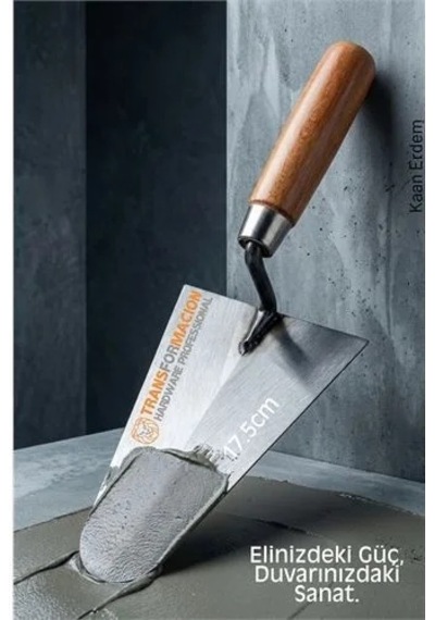 Çelik Sıvacı Malası 17.5 Cm - Ultra Dayanıklı Ergonomik Saplı Premium Mala