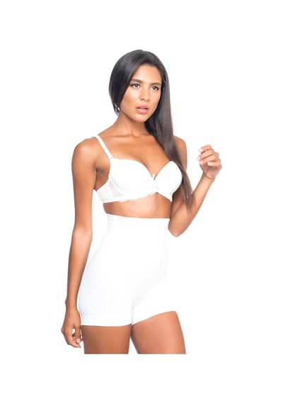 Beyaz Mı Emay 7027 Düşük Bel Boxer Korse Beyaz